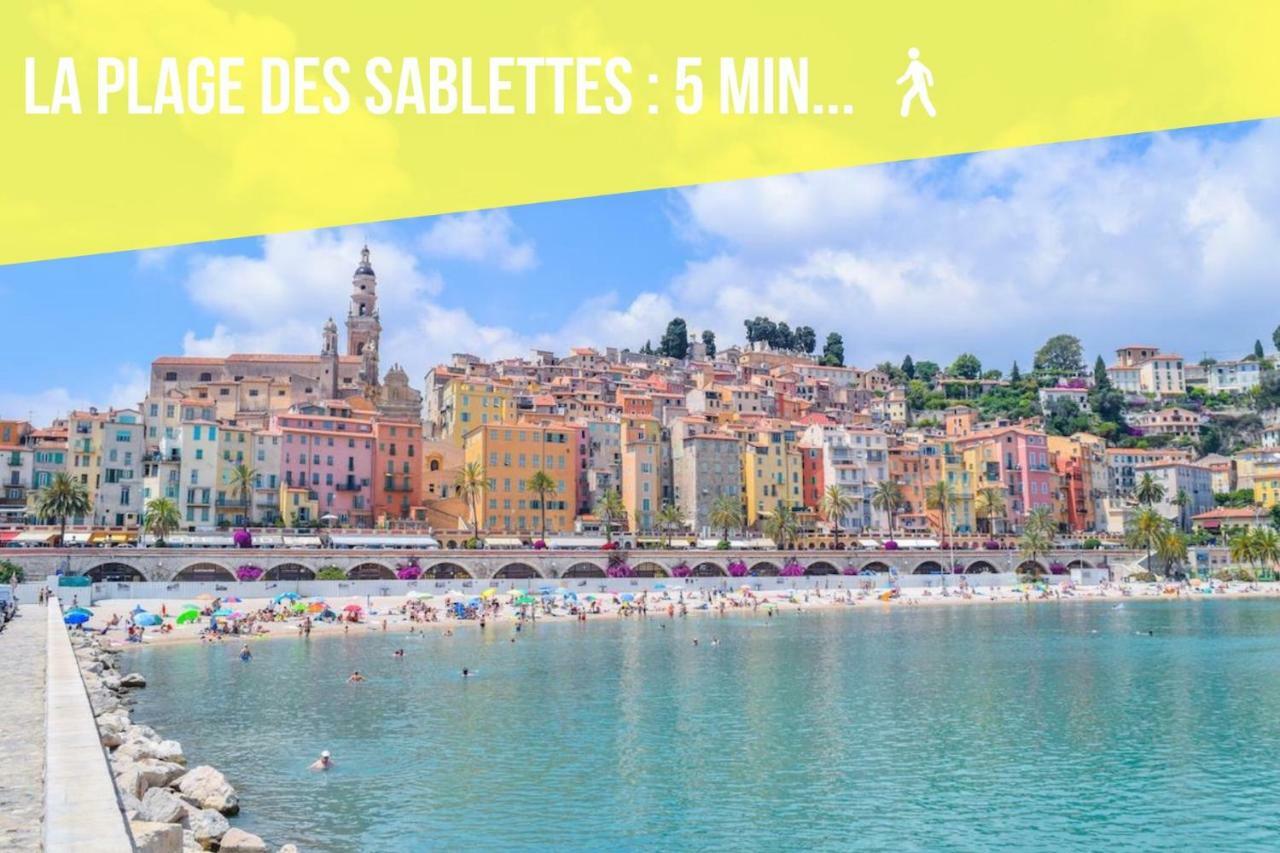 Cosy Malte Apartment Menton Bagian luar foto